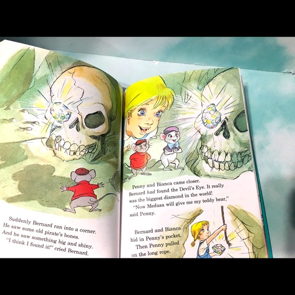 WALT DISNEY’S VTG 70s THE RESCUERS. HARDCOVER BOOK - Picture 7 of 15